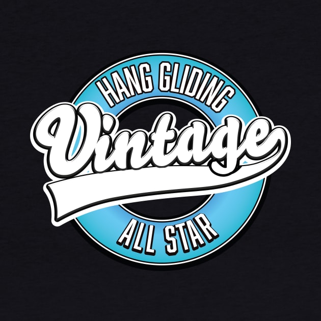 Hang Gliding vintage all star logo by nickemporium1